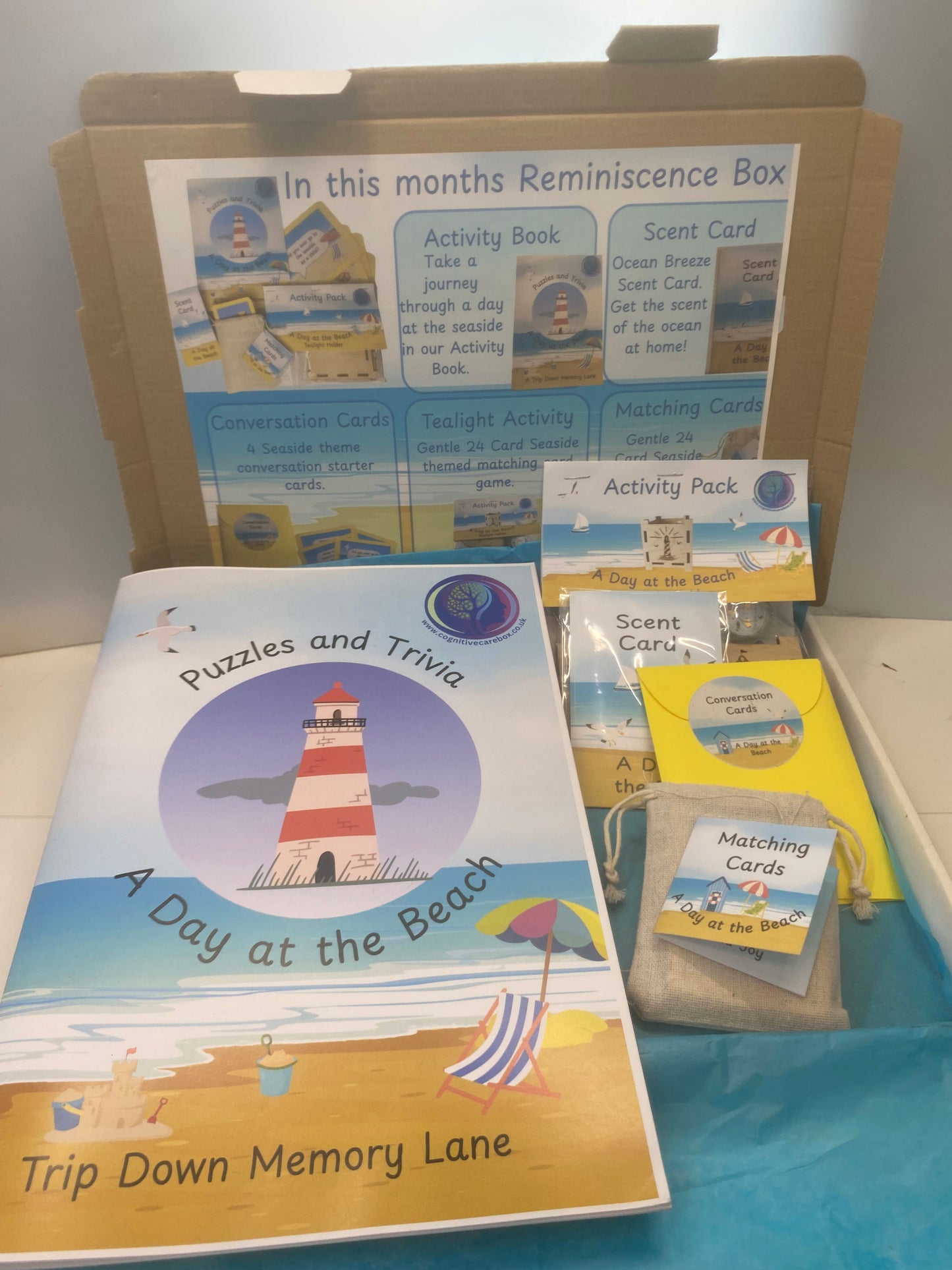 Reminiscence Activity Box - A day at the Beach