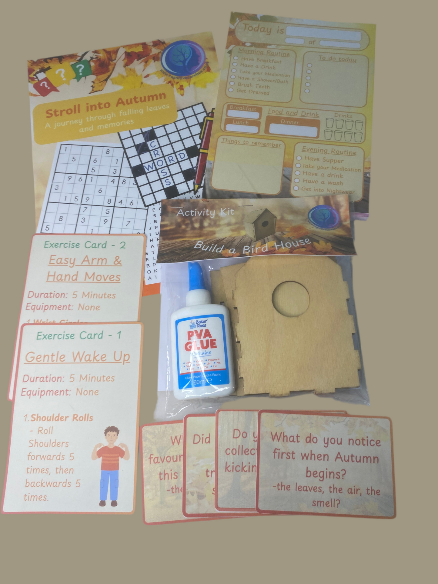 Puzzle and Activity Dementia Care Box Subscription