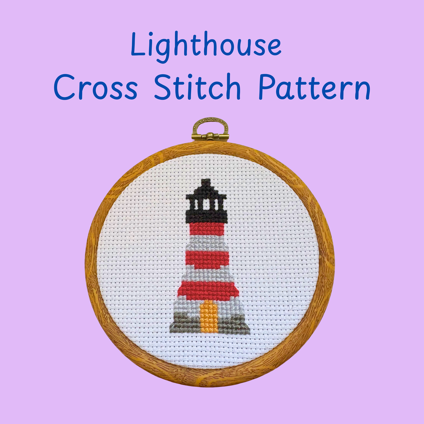 Lighthouse Cross Stitch Pattern (Digital Download)