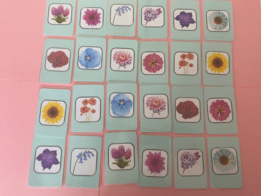 Memory Matching Flower Game