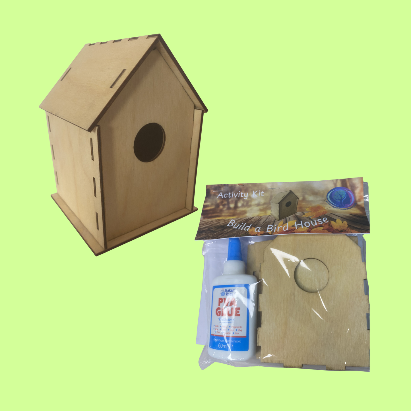 Bird Houses (10 pack) with decoration kit