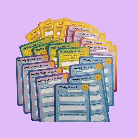 Weekly Check in Card refill