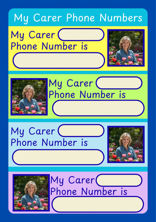 Carers Contact Card