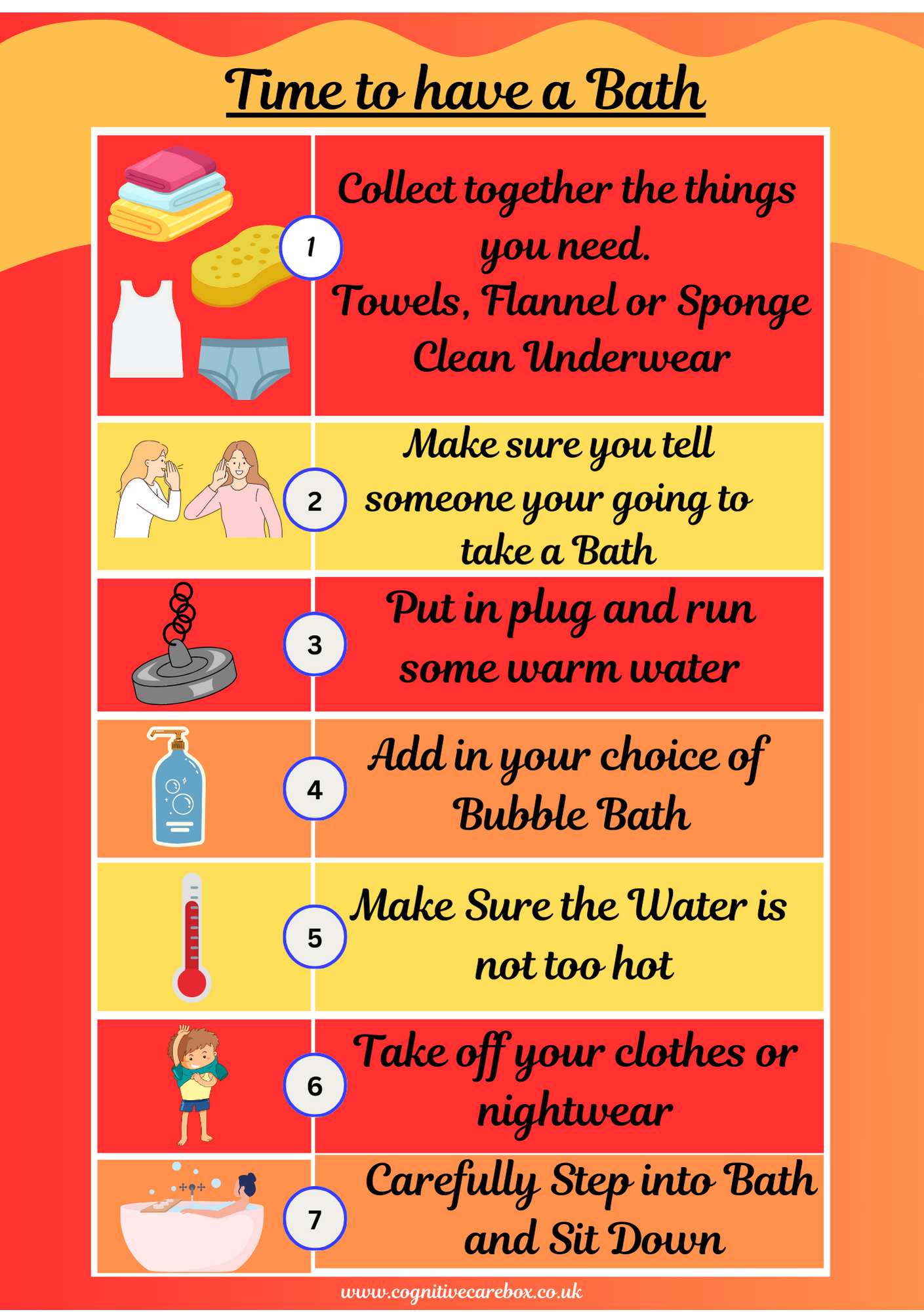 How To Make Take a Bath