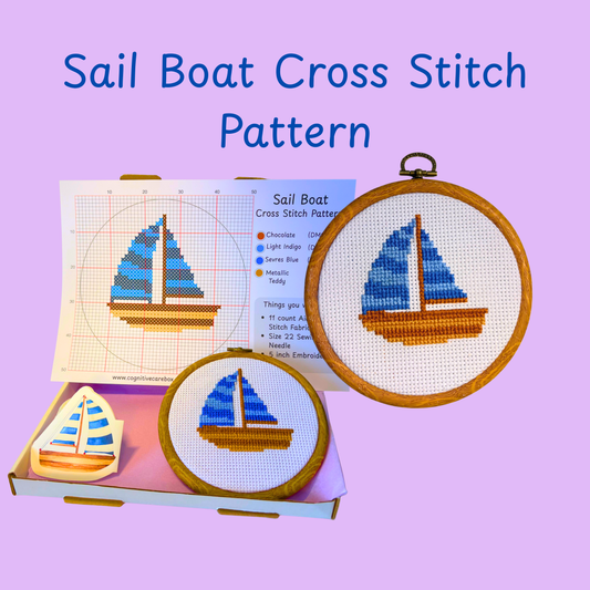 Sailboat Cross Stitch Kit
