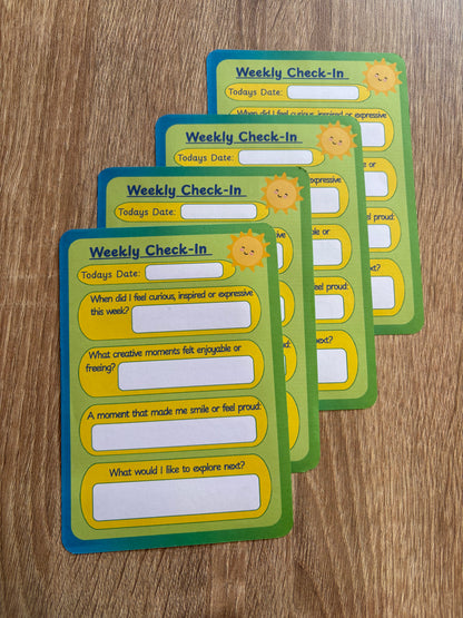 Weekly Check in Card refill
