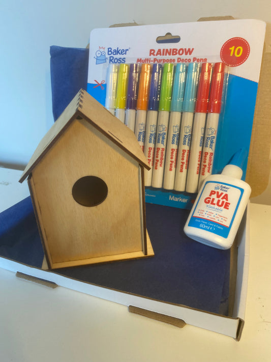 Build and decorate your own bird House