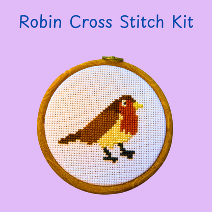 Robin Cross Stitch Kit