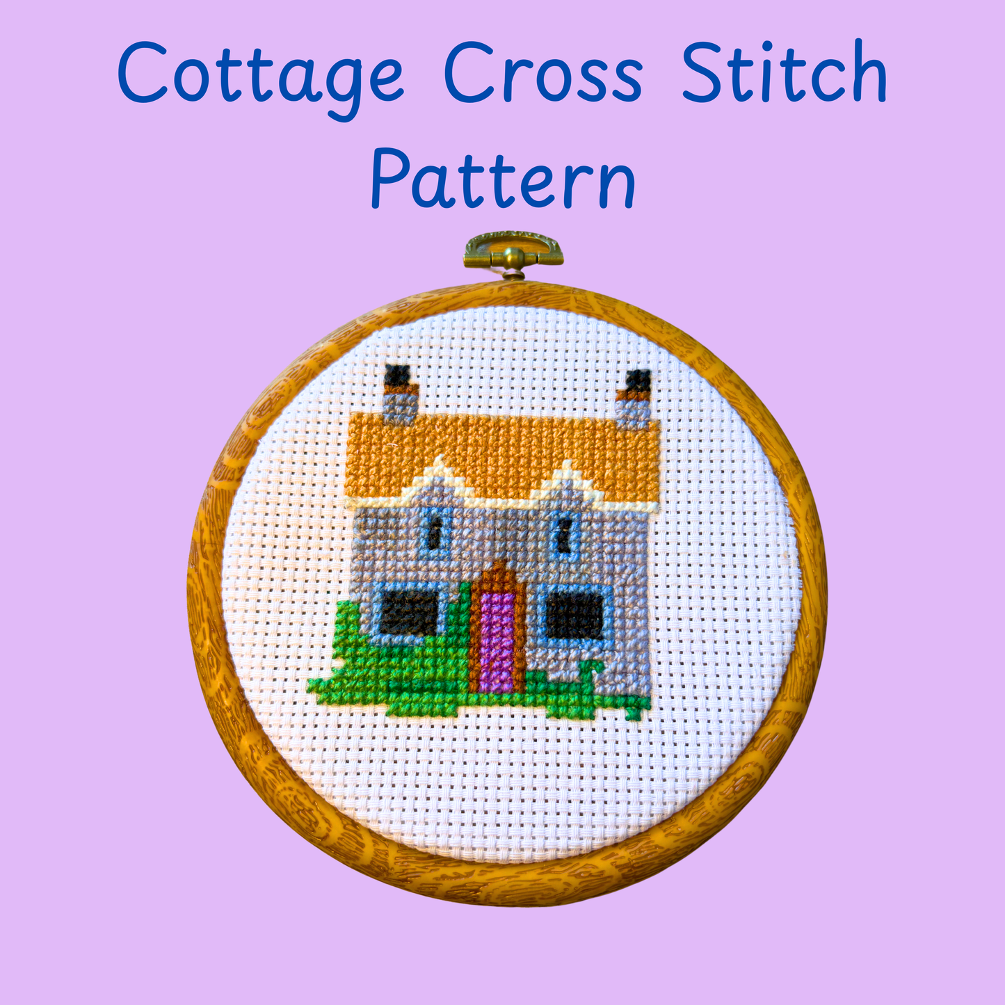 Cottage Cross Stitch Pattern (Digital Copy)