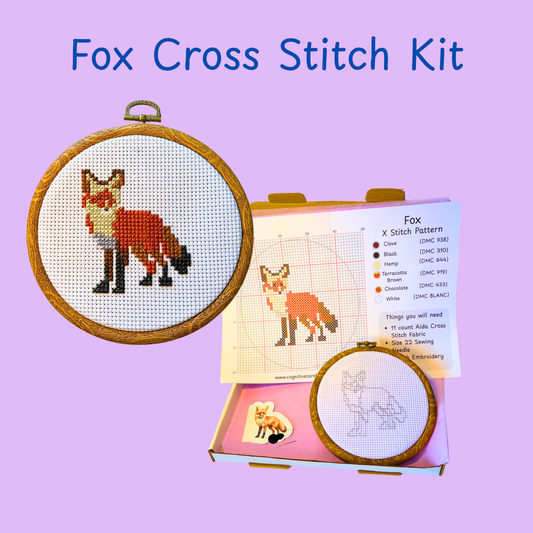 Fox Cross Stitch Kit