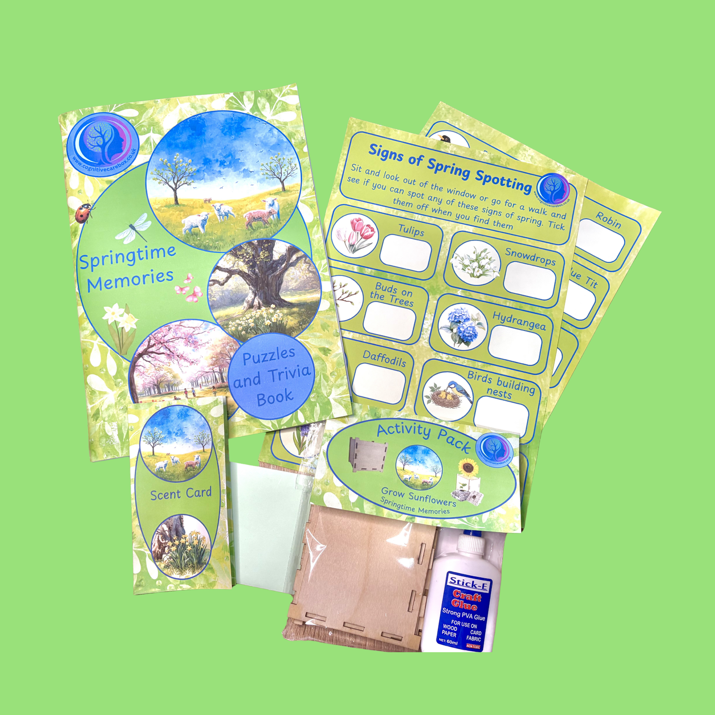 March Reminiscence Activity Box - Spring time Memories